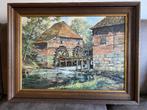 Schilderij watermolen Haaksbergen, Ophalen