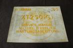 Yamaha XT250 G 1980 motorcycle service manual anleitung, Ophalen of Verzenden, Yamaha