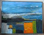 Schilderij De zee +lijst 90x70 cm MOET VOOR 6 AUG OPGEHAALD, Ophalen