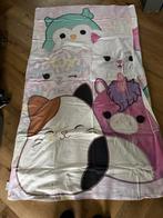 Next squismallows 1 pers dekbedovertrek amper gebruikt, Jongetje of Meisje, Wit, Dekbedovertrek, Ophalen of Verzenden
