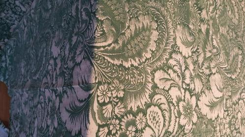 tricot met groene print, Hobby en Vrije tijd, Stoffen en Lappen, Nieuw, Katoen, 120 cm of meer, 200 cm of meer, Groen, Ophalen of Verzenden