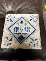 Antieke 1650/1660 Hollandse Tegel - Delfsblauw 17e eeuwse, Ophalen of Verzenden