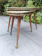 ️ Vintage miniset tafeltjes jaren 50-60 jaren., Minder dan 45 cm, Minder dan 55 cm, Gebruikt, Ophalen of Verzenden