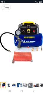 Nieuw in doos Michelin Compressor met, Minder dan 25 liter, Ophalen of Verzenden, Nieuw, Minder dan 200 liter/min