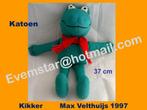 katoenen Kikker Max Velthuijs 1997 (37cm), Ophalen, Zo goed als nieuw, Overige typen