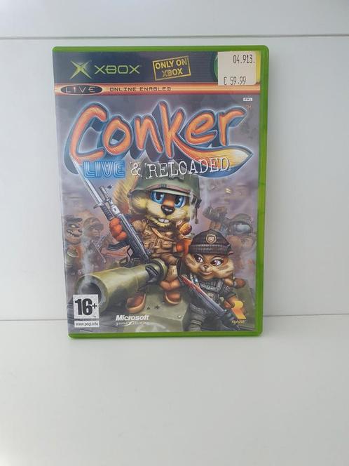 Conker Live & Reloaded, Xbox , with manual, English version, Spelcomputers en Games, Games | Xbox Original, Zo goed als nieuw