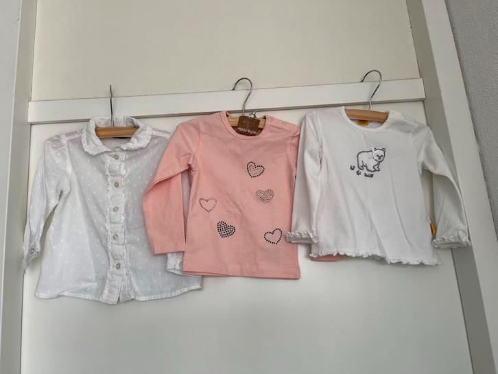 Set 3 x TOP mt 74 nieuw zgan Dirkje Shirt blouse Steiff, Kinderen en Baby's, Babykleding | Maat 74, Nieuw, Meisje, Setje, Ophalen of Verzenden