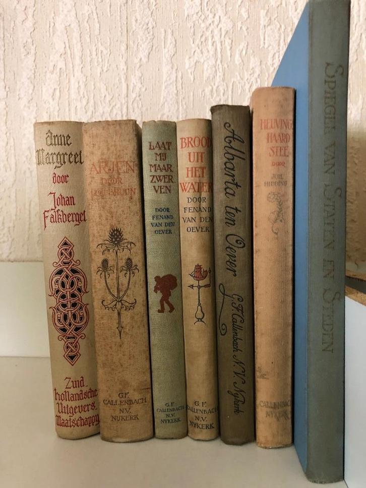 Oude boeken met illustraties van Anton Pieck (set, 7 stuks), Boeken, Sprookjes en Fabels, Gelezen, Ophalen of Verzenden