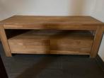 TV-kast met 2 laden - 120cm, Ophalen, Gebruikt, 100 tot 150 cm, Eikenhout