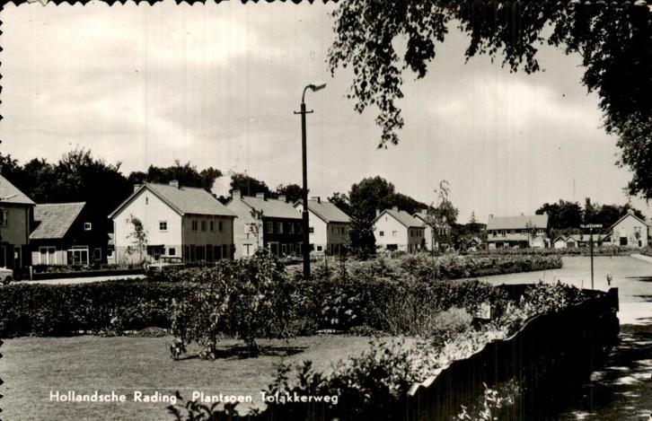 Hollandsche Rading Plantsoen - Tolakkerweg, Verzamelen, Ansichtkaarten | Nederland, Gelopen, Utrecht, Voor 1920, Ophalen of Verzenden