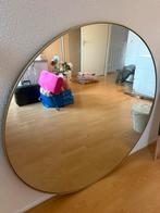 Spiegel rond goud 115, Ophalen, Minder dan 50 cm, Rond, Zo goed als nieuw