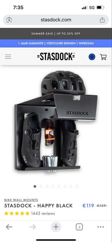 Stasdock Fiets Muurbeugel + Accessoire Opslag beschikbaar voor biedingen