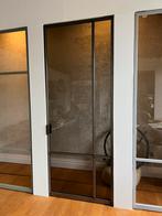 Stalen taatsdeur, Doe-het-zelf en Verbouw, Deuren en Horren, Nieuw, 215 cm of meer, Glas, 80 tot 100 cm