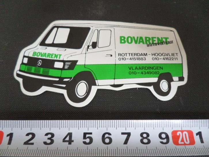 sticker BOVARENT Rotterdam Hoogvliet Vlaardingen, Verzamelen, Stickers, Zo goed als nieuw, Bedrijf of Vereniging, Ophalen