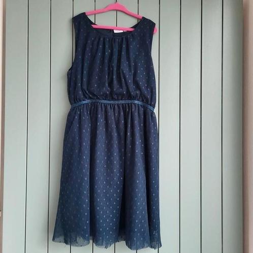 Donkerblauw Name It jurkje maat 140, Kinderen en Baby's, Kinderkleding | Maat 140, Zo goed als nieuw, Meisje, Jurk of Rok, Ophalen of Verzenden