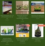 Diverse nieuwe aquaria en meubels, ., Nieuw, Ophalen of Verzenden, Leeg aquarium