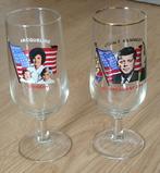 bierglazen; de Kennedy's , set van 2 glazen, volgnr 3, Verzamelen, Glas en Borrelglaasjes, Ophalen of Verzenden, Zo goed als nieuw