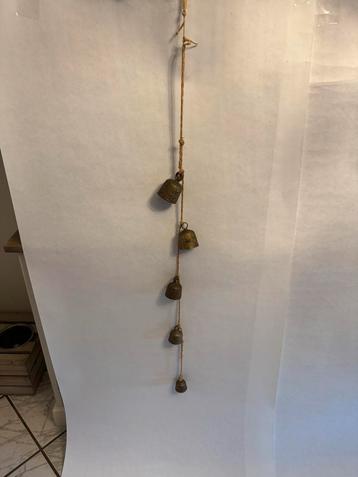 Antieke windgong met bronzen belletjes - Woonaccessoire beschikbaar voor biedingen