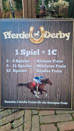 Kermis Spel Borden - Paarden Derby, Clowns, Basketbal, Verzamelen, Automaten | Overige, Ophalen, Gebruikt