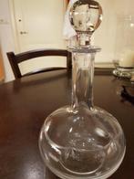 Karaf gegraveerd hoogte 27 cm, Antiek en Kunst, Ophalen of Verzenden