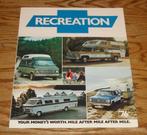 1976 Chevrolet Recreation Campers RV Brochure USA, Boeken, Auto's | Folders en Tijdschriften, Gelezen, Chevrolet, Verzenden