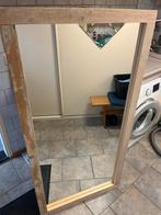 Mooi solide spiegel steigerhout, Huis en Inrichting, Ophalen, Zo goed als nieuw, Rechthoekig, Minder dan 100 cm