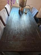 Zwarte eettafel - 2 meter lang, 90 cm breed, Huis en Inrichting, Ophalen