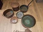 Koperen Potten en Pannen Set, Ophalen of Verzenden, Gebruikt, Pot of Pan
