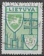 LITOUWEN 5 C. zegel Litouwswapen 1935, Verzenden, Overige landen, Gestempeld