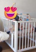 Baby box Wit, Kinderen en Baby's, Boxen, Ophalen, Gebruikt, Vierkant, In hoogte verstelbaar