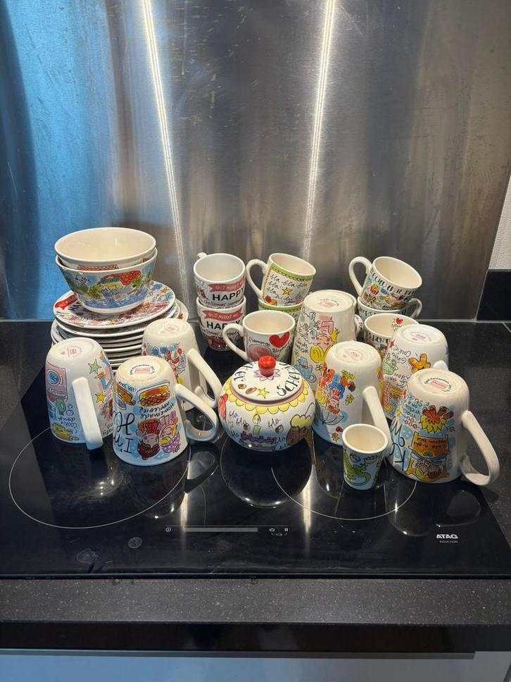 Blond servies, Huis en Inrichting, Keuken | Servies, Zo goed als nieuw, Blond Amsterdam, Aardewerk, Ophalen