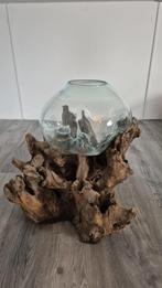 Wortelhout vaas, Ophalen, Overige kleuren, 50 tot 75 cm, Glas