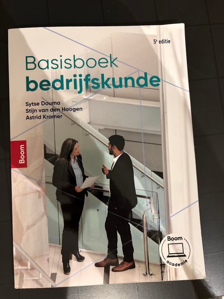 Basisboek Bedrijfskunde - 5e editie - Ongebruikt, Boeken, Studieboeken en Cursussen, Nieuw, HBO, Ophalen of Verzenden