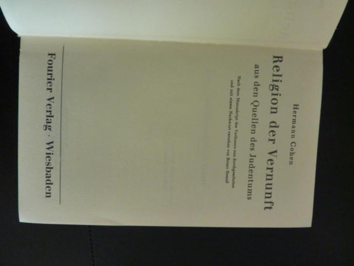 Hermann Cohen - Religion der vernunft, Boeken, Overige Boeken, Zo goed als nieuw, Verzenden