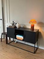 Dressoirs ( Zwart staal ), Huis en Inrichting, Kasten | Dressoirs, Ophalen, Met deur(en), 50 tot 100 cm, Zo goed als nieuw