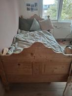 Prachtig antiek grenen bed inclusief lattenbodem, Antiek en Kunst, Ophalen