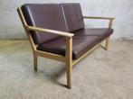 Vintage GE265 tweezits bank van Hans J. Wegner voor Getama, Huis en Inrichting, Ophalen, Gebruikt, Nvt, Nvt