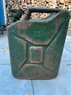 Leger jerrycan 20L army vintage industrieel, Ophalen of Verzenden