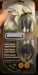 Bandridge Premium Component Video Kabel - Nieuw, Ophalen of Verzenden, Nieuw, Minder dan 2 meter, Componentkabel