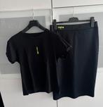 Rok + shirt - maat M, Kleding | Dames, Rokken, Maat 38/40 (M), Zwart, Ophalen of Verzenden, Zo goed als nieuw