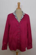 Mooie fuchsia print blouse van Eterna! 42, Kleding | Dames, Ophalen of Verzenden, Zo goed als nieuw, Maat 42/44 (L), Roze