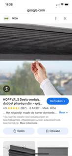 Hoppvals gordijn 100x155, Ophalen, Nieuw, 50 tot 100 cm, Grijs