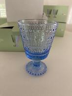 Iittala Kastehelmi Bokaal 26cl - aqua - NIEUW, Glas of Glazen, Nieuw, Ophalen of Verzenden, Glas