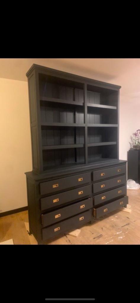 Wandkast, Huis en Inrichting, Kasten | Buffetkasten, Gebruikt, 200 cm of meer, 150 tot 200 cm, 25 tot 50 cm, Met lade(s), Met plank(en)