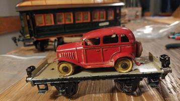 Antieke wagon met lading (A-Ford) Märklin, 1930 (spoor 0) beschikbaar voor biedingen