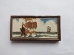 Westraven tegel zeilschip reliëf ca. 1930 Utrecht, Antiek en Kunst, Antiek | Wandborden en Tegels, Ophalen of Verzenden