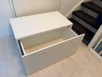 Wit Ikea Stuva kinderbureau met lade, Gebruikt, 50 tot 70 cm, Ophalen, Minder dan 90 cm