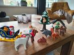 Playmobil Kerstset met rendieren en slee, Kinderen en Baby's, Speelgoed | Playmobil, Ophalen of Verzenden, Gebruikt, Complete set