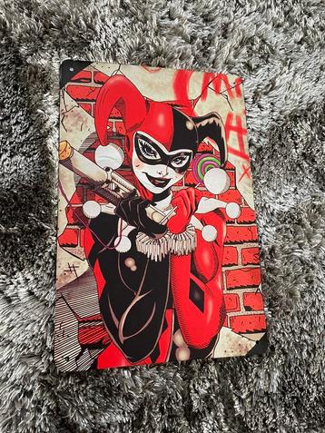 Metalen bord poster van Harley Quinn ongeveer 30 x 20 cm