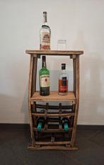 Eikenhouten wijnrek / Whiskeyrek - gemaakt van whiskeyvat, Ophalen, 5 tot 15 flessen, Zo goed als nieuw, 75 cm of meer
